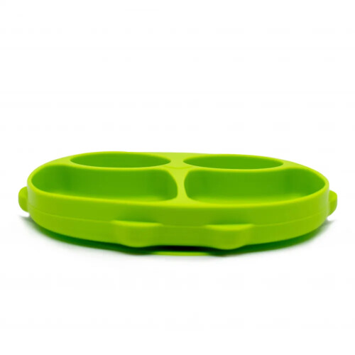 Callowesse Silicone Suction Weaning Plate Owl 1