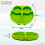 Callowesse Silicone Suction Weaning Plate Owl 4