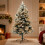 Gr8 Home 7ft Snow Flocked Pre-Lit Christmas Tree 300 LEDs 1