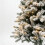 Gr8 Home 7ft Snow Flocked Pre-Lit Christmas Tree 300 LEDs 7