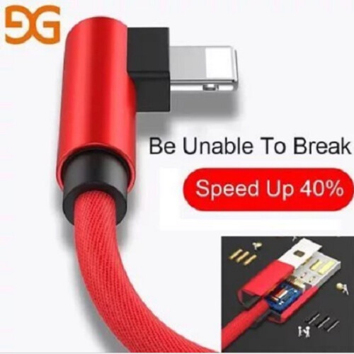 (blue)Pin 90 Degree Usb Cable For Huawei Fast Charging Cable 1