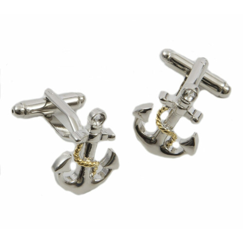 Ships Anchor & Rope Cufflinks