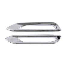 Car Rear Fog Lamp Light Bumper Reflector Frame Cover Trim Chrome Refit Exterior Part for  Qashqai J11 2019 2020