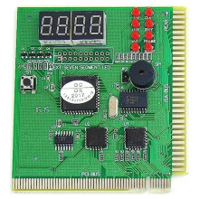 PCI Post Test Card Test Old PC Laptop,4 Digital,8 LED,Bios Speaker,4-Digit Motherboard Diagnostic Card,Diagnostic Card