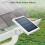 2 PCS Universal Solar Panel Gutter Mount, White Adjustable Aluminum Alloy Bracket for Security Cameras and Solar Panels 4