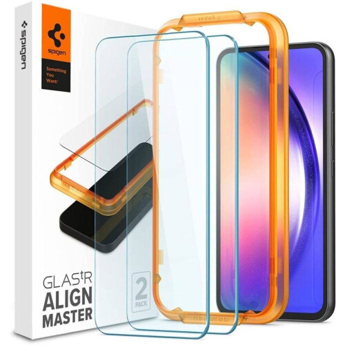 Spigen Samsung Galaxy A54 5G Tempered Glass Screen Protector, 2-Pack