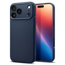 Spigen Liquid Air -suojakuori iPhone 17 Prolle - sininen