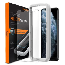 Lot de 2 protections d'écran en verre trempé Spigen pour iPhone 11