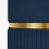 (Dark Blue, Polyester) Blue Velvet-Feel Storage Ottoman 6