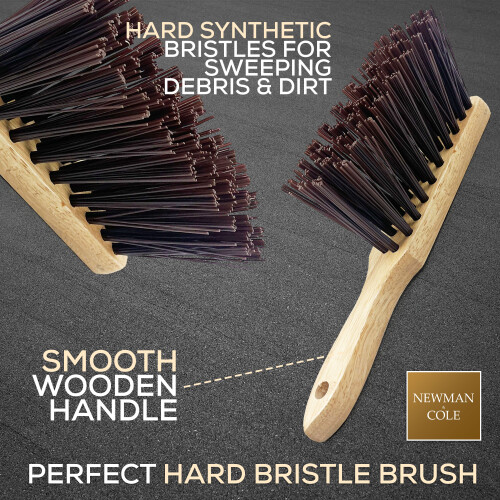 Newman and Cole Varnished Stiff PVC Hand Brush 2