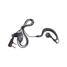 Casque de Talkie-Walkie 2 Broches K-Plug Filaire Écouteur Radio Amateur Bidirectionnel pour  BF-888S UV5R Talkie-Walkie 992 Earwear