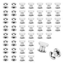 48 Pcs Magnetic Pin Backs for Enamel Pins,Convert Pins to Refrigerator Magnets, Decorative Fridge Magnets for Home