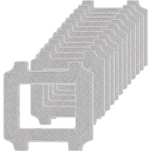 Pack of 12 Cleaning Pads for Mova N1 Window Cleaning Robots, Washable Microfiber Cloths for Streak-Free Window Cleaning