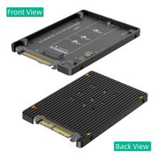 Adapter M.2 NVMe M-Key do U.2 SFF-8639 z Obudową, Karta Konwertera PCIe 4.0/3.0 M.2 NVMe SSD do 2,5-Calowej Zatoki Dysku U.2
