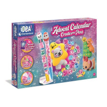 Advent Calendar - Atelier des Stylos Edition - Clementoni - 24 surprises - Pens and accessories included - Suitable for ages 6 and up
