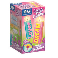 Create Your Candles - Clementoni - Set of 2 Candles - Messages Series - From 8 Years Old