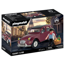 PLAYMOBIL 72097 Citroen 2CV Garnet Exclusive, Classic Car, Collectible Car, 40 pieces, for ages 14 and up