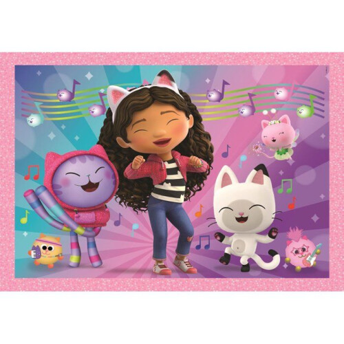 Clementoni CLEMENTONI - Puzzle 4 in 1 - Gabby's Dollhouse 1