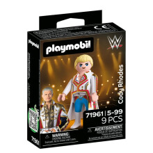 PLAYMOBIL 71961 WWE Cody Rhodes, Collectible Wrestling Legend, 9 pieces, from 5 years old