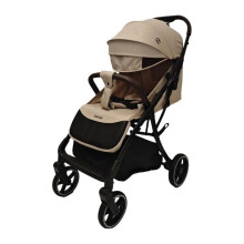 NANIA - Compact Umbrella Stroller - Lexy - Complete Pack (leg cover + rain cover) - 4 wheels - Beige