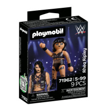 PLAYMOBIL 71962 WWE Rhea Ripley, Collectible Wrestling Legend, 9 pieces, for ages 5 and up
