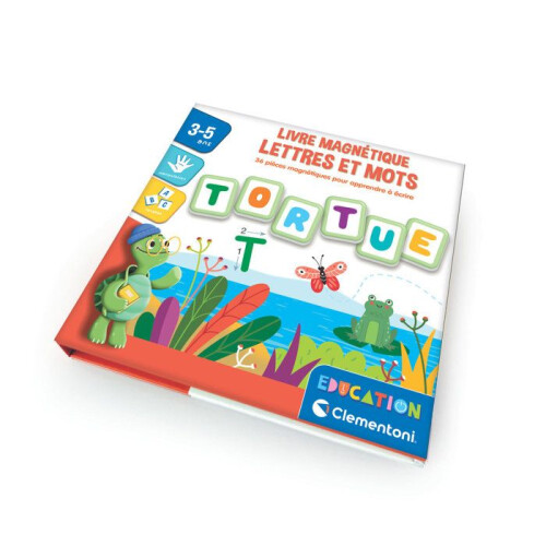 Clementoni CLEMENTONI - Magnetic Book - Letters and Words