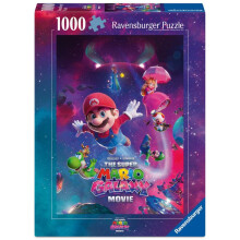 Ravensburger - Adult Puzzle 1000 pieces - Galactic Adventures! Super Mario 2 - From 14 years - Nintendo video games - 12002061