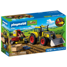PLAYMOBIL 72161 Tractor with Potato Harvester, Country Farm, 102 pieces, suitable for ages 4 and up