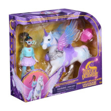 Layla and Glacier Magical Wings Unicorn School - Doll + Unicorn - SPIN MASTER - From 4 years old