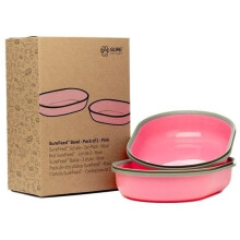 SUREFEED Simple Bowl - Set of 2 (pink)