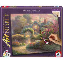 Mein Kunst-Nobel - Premium Malset - SCHMIDT SPIELE - Blühendes Cottage - Ab 12 Jahren