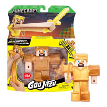 Figur - HELDEN VON GOO JIT ZU - Steve Gold - 11 cm - Dehnbar - Minecraft