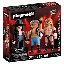 PLAYMOBIL 71957 WWE Multipack Attitude Era, Collectible Wrestling Legend, 37 pieces, from 5 years old