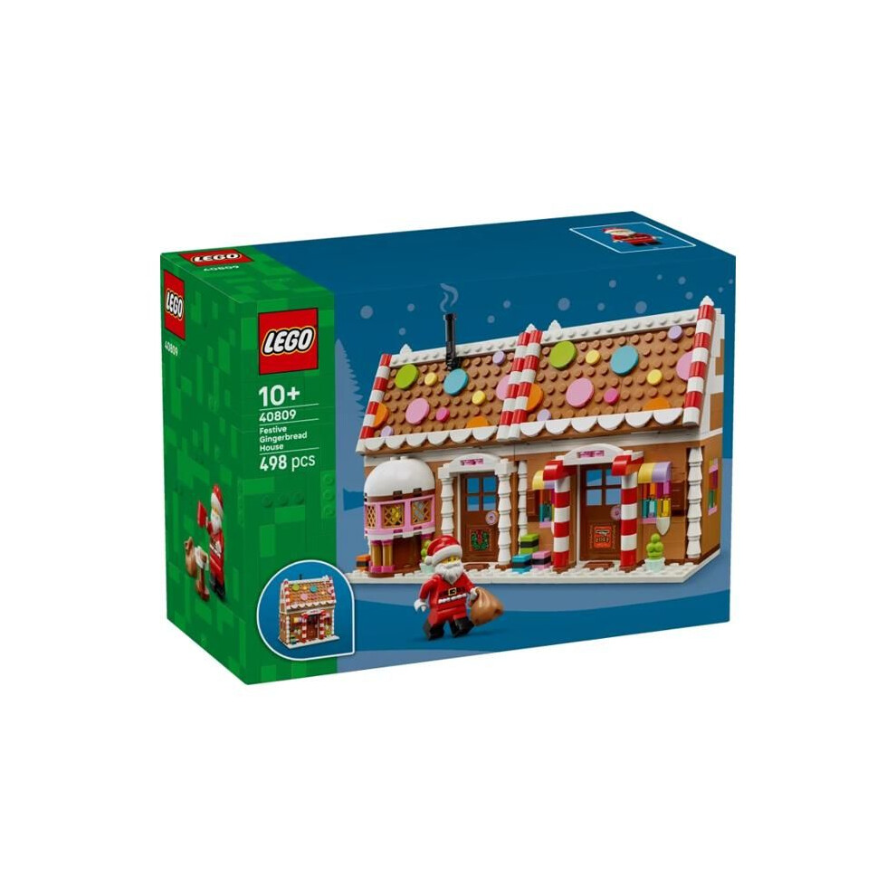 Lego Unisex Multicolor Festive Gingerbread House Christmas Building Set 40809 - Image 10