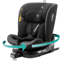 Car Seat - BABYAUTO - AITANA - Group 0/1/2/3 - 40/150 cm - I-Size - Isofix - Rotating - Reclining - Reducer - Black/Anthracite