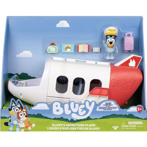 Bluey Vehicle - BLUEY - Jet Plane - Included Figurine - Accessories 1