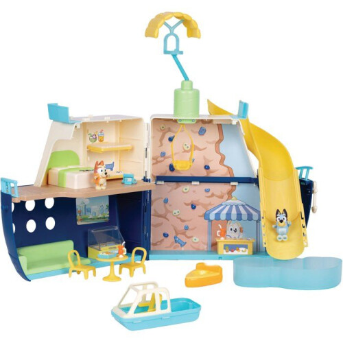 Bluey Playset - BLUEY - Cruise Ship - 6 Play Areas - Activities 1