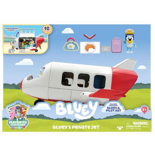 Bluey Vehicle - BLUEY - Jet Plane - Included Figurine - Accessories 2
