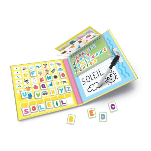 Clementoni CLEMENTONI - Magnetic Book - Letters and Words 1