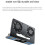 Support de Refroidissement Vertical Double Ventilateur USB 5V pour Routeur/Modem, avec Base Rétractable, Noir 9