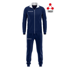 Conjunto Givova Torino - azul marinho/branco