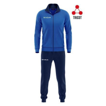 Kinderen trainingspak Givova Torino - Blauw - Multisport - Koninklijk blauw/marineblauw - 100% Polyester Triacetaat 220 Gsm