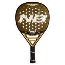 Raquette de padel - ENEBE - Mustang Pro 15K - Puissance - Contrôle - Marron