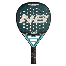 Raquette de padel - ENEBE - Mustang 15K - Puissance - Précision - Vert émeraude