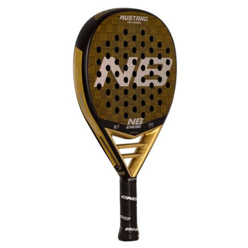 Raquette de padel - ENEBE - Mustang Pro 15K - Puissance - Contrôle - Marron 1