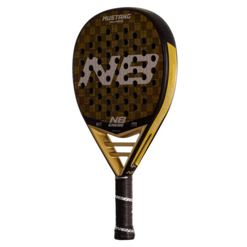 Raquette de padel - ENEBE - Mustang Pro 15K - Puissance - Contrôle - Marron 2