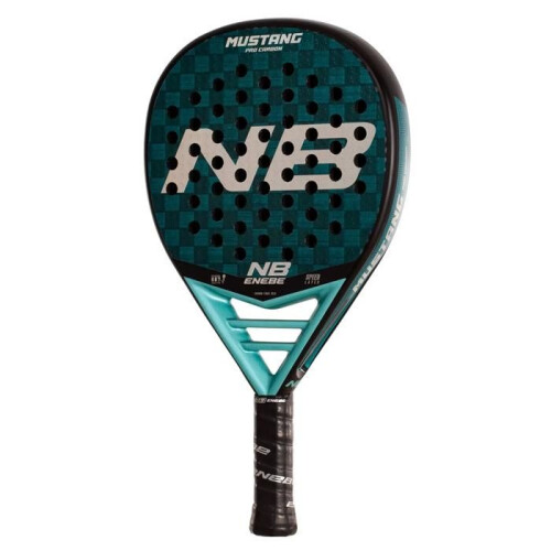 Raquette de padel - ENEBE - Mustang 15K - Puissance - Précision - Vert émeraude 1