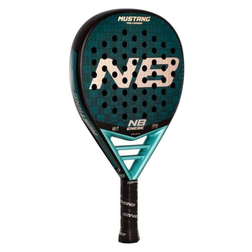 Raquette de padel - ENEBE - Mustang 15K - Puissance - Précision - Vert émeraude 2