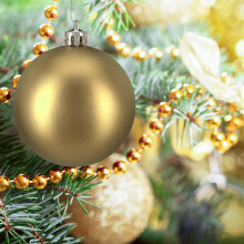 Ensemble de boules de Noël mates, 50 pièces