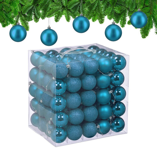 Ensemble de boules de Noël, 100 pièces, 3 modèles 1